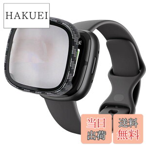 �y���������zAIYYXX For Fitbit sense2 /Fitbit versa4 �J�o�[ 3D���p�G�b�W �����^ PC+�K���X�f�� ��̌^ Fitbit sense2 /Fitbit versa4 �P�[�X �Ή� �����[�d�\ �[�d�⏕��t�� �����ߗ� �L�Y�h�~ �w �F�F�J�[