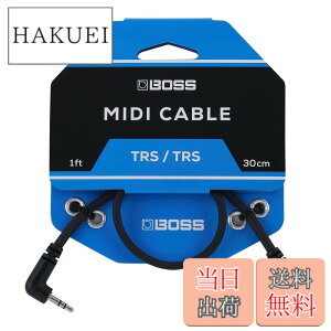 �y���������z�{�X BOSS MIDI�P�[�u�� MIDI Cable 3.5mm TRS/TRS LL �y�_�� MIDI�R���g���[�� 200�V���[�Y GT-1000CORE EV-1-WL �Ή� �T�C�Y�F30cm