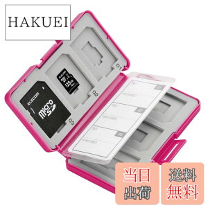�y���������zELECOM �������J�[�h�P�[�X �C���f�b�N�X�䎆�t�� SD6��+microSD6�����[ CMC-SDCPP12�V���[�Y �F�F�s���N