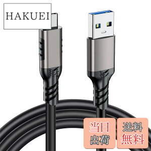 �y���������zUSB Type-C �P�[�u�� USB-A to USB-C �y10Gbps�f�[�^�]�� 3A/20V�}���[�d�z USB3.2 Gen2�W�� QC3.0�Ή� MacBook Pro/Air�Aiphone15�AGalaxy�APixel�AXperia���^�C�vc�@��Ή� �T�C�Y�F0.15M