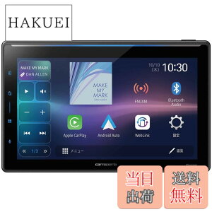 �y���������zPioneer �p�C�I�j�A �f�B�X�v���C�I�[�f�B�I AppleCarPlay AndroidAuto�Ή� Wi-Fi���[�^�[ �Z�b�g �F�F�u���b�N�A�T�C�Y�F10.1�C���`