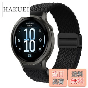 �y���������z[KeeFos] 18mm �o���h Garmin(�K�[�~��) Venu 4 41mm/Venu 3S 41mm/2S/Forerunner 265S/255S/255S Music/Vivoactive 4S 40mm/Vivomove 3S 39mm/Active S/Move 3S �Ή� �����o���h �i�C���� �ґg �ւ��x���g ���C�o�b�N���t