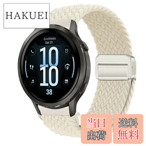 �y���������z[KeeFos] 18mm �o���h Garmin(�K�[�~��) Venu 4 41mm/Venu 3S 41mm/2S/Forerunner 265S/255S/255S Music/Vivoactive 4S 40mm/Vivomove 3S 39mm/Active S/Move 3S �Ή� �����o���h �i�C���� �ґg �ւ��x���g ���C�o�b�N���t