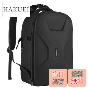 �y���������zMOSISO �J�����o�b�N�p�b�N �ی� �J�����o�b�O 15-16 �C���` ���� �O�r & ���b�v�g�b�v �R���p�[�g�����g�t�� �F�F�u���b�N�A�T�C�Y�F44 x 30 x 19 cm