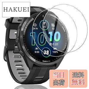 �y���������z[Gosento]For Garmin Forerunner 965 �K���X�t�B���� 2.5D���E���h�G�b�W���H ���{���Ɏq�f��AGC �����ߗ� �����K���X�t�B���� �d�x9H Garmin Forerunner 965 �Ή��y2���Z�b�g�z �T�C�Y�FForerunner 965