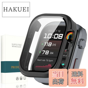 �y���������z�P�[�X+�K���X�t�C���� PC+�K���X �����x �L�Y�h�~ ��̌^�J�o�[ ���t���ȒP �y�� �ی�J�o�[ �F�F�u���b�N�A�T�C�Y�FHUAWEI WATCH D2