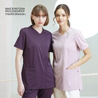 MPA3917 マッキントッシュフィロソフィー 女性用スクラブ 前開き MACKINTOSH PHILOSOPHY レディース スク…