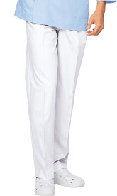 白衣ズボン　自重堂　ホワイセル　WH10416　メンズツータックパンツ　制菌加工　男性　看護師白衣(wh10416jic)