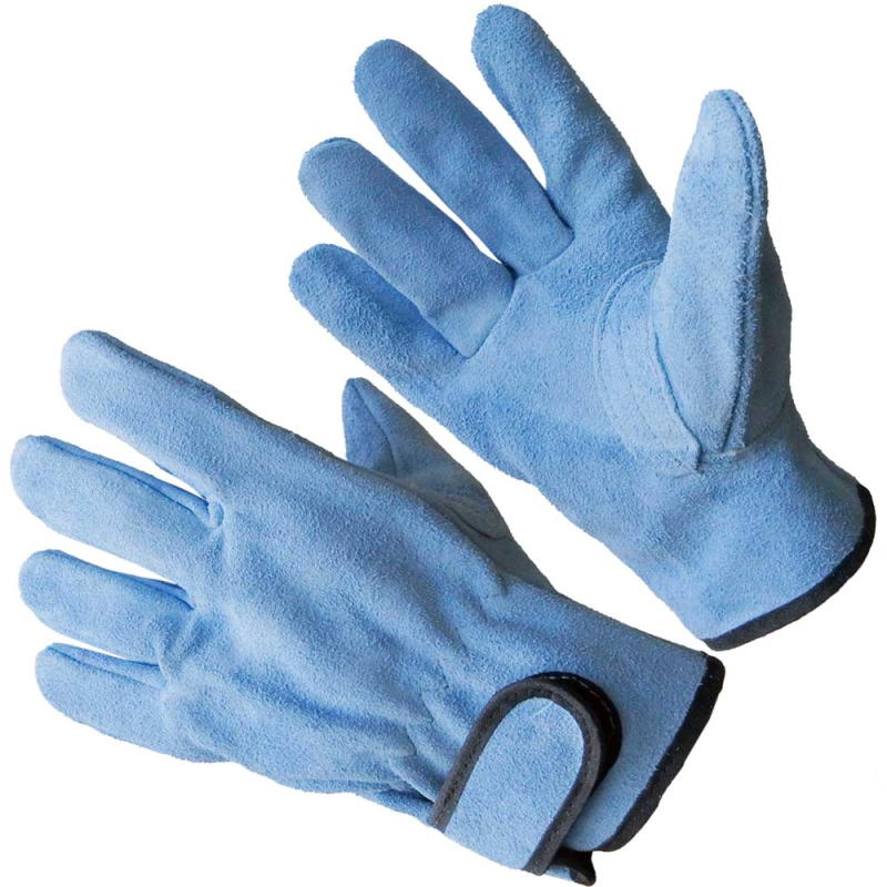 ハイパートコテオイル マジック付き 38-19 ブルー 12双組 革手袋 富士手袋工業のサムネイル