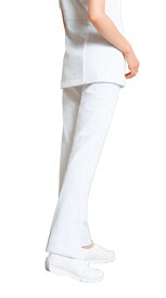 73-1091 住商モンブラン レディスパンツ ブーツカット ノータック 医療白衣 白衣