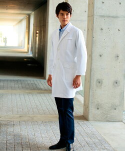 71-831 住商モンブラン 診察着 メンズ 長袖 白衣 医療 医師 男性 白