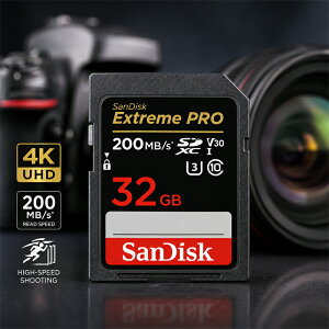 Extreme PRO UHS-I U3 64GB SDXC�J�[�h SDSDXXD-64G-GN4IN �C�O���p�b�P�[�W�@UHS�X�s�[�h�N���X3 4K�Ή�SD�J�[�h