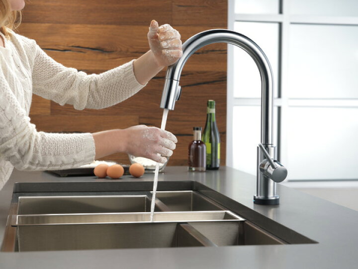 楽天市場】DELTA デルタ トリンシック キッチン 水栓 タッチ水栓 