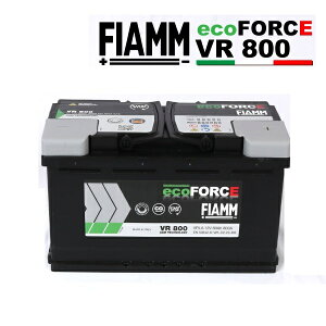 マラソン5倍P FIAMM(フィアム) 輸入車用バッテリー ecoFORCE AGM FM7906201 互換(BLA-80-L4 ) (品番 VR800)