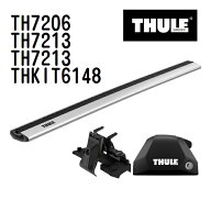 BYD ATTO3 ダイレクトルーフレール付 年式(2023年-) THULE(スーリー) ベースキャリアセット TH7206 TH721…