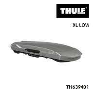 SS限定P5倍 THULE(スーリー) ルーフボックス 400リットル MOTION 3 XL LOW グロスチタン TH639401