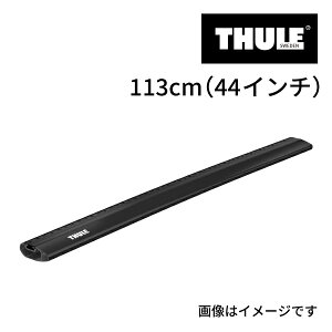 マラソン5倍P THULE(スーリー) キャリア バー TH7216 ウイングバーエッジ Thule WingBar Edge 1本 113mm ブラック TH7216B
