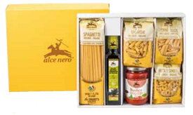 ALCE NERO(アルチェネロ) イタリアン パスタギフトセット 食べ比べ 味比べ スパゲッティ マカロニ トマトソース オリーブオイル詰め合わせセット 【レビュー投稿で次回使える最大500円クーポンプレゼント】【送料込み】