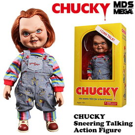 チャイルドプレイ 映画 アメリカン CHILD'S PLAY SNEERING CHUCKY アメリカン 雑貨 MEZCO ホラー映画 怖い プラスティック フィギュア コレクター 玩具 ライセンス商品 トーキングフィギュア チャッキー 人気キャラ 【レビュー投稿で次回使える最大500円クーポンプレゼント