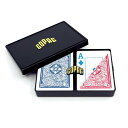 Copag 4色 ポーカーサイズ ジャンボインデックス ダブルデッキ トランプ プラスチック カード プロ マジック 手品 レ…