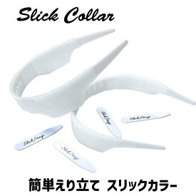 Slick 襟 調節可能 シャツ 襟 サポート 襟 ステイ プラケット 男女兼用
