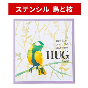 Sizzix C[hXeV }ySۏ؁z 4wZbg 665265 nhCh R[W y[p[Ntg | X^v ] 킢  Layered Stencils Bird & Branches