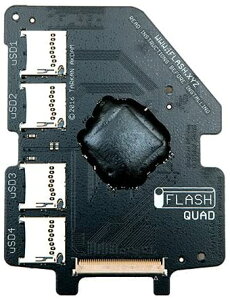iFlash-QUAD �ő�4�� MicroSD Adapter iPod�p �ϊ��A�_�v�^�[ �A�b�v�O���[�h