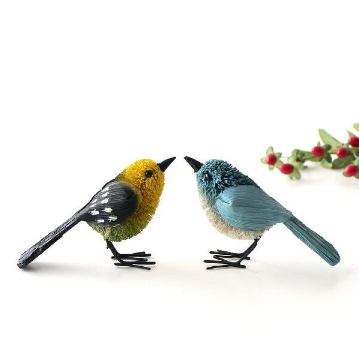 楽天市場 たわし アニマル 鳥 トリ 置物 オブジェ おしゃれ かわいい 小さい 動物 ヤシ キッチン エスニック 雑貨 インテリア たわし アニマル バード 2カラー ギギｌｉｖｉｎｇ