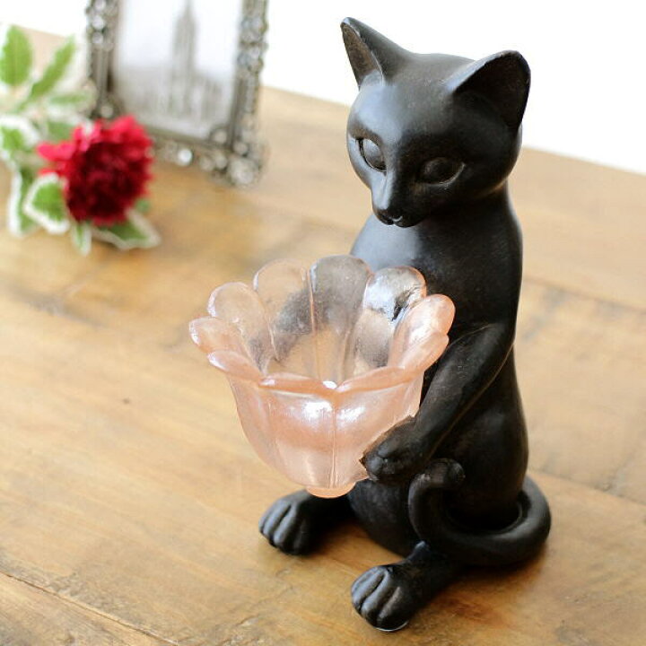 楽天市場】猫 置物 置き物 アンティーク おしゃれ ねこ ネコ オブジェ 