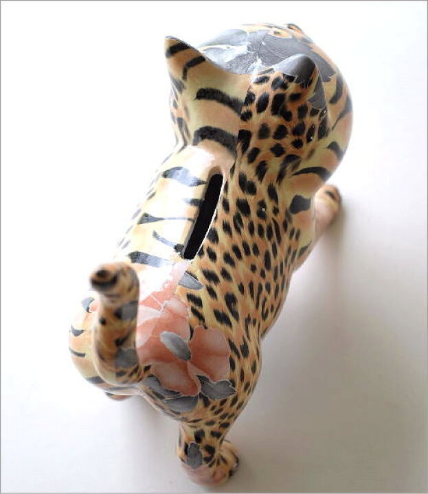 楽天市場】貯金箱 おしゃれ 陶器 猫 ねこ キャット オブジェ 置物 