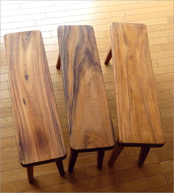 木製ベンチ 長椅子 背もたれなし リビング インテリア デザイン 無垢材 シンプル おしゃれ 木のベンチ 玄関 椅子 チェア ウッドベンチ カーブ |  ギギｌｉｖｉｎｇ