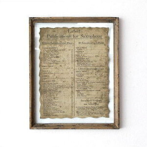 壁飾り アートフレーム アートポスター 壁掛けインテリア ブロカント レトロ モダン アンティーク 額縁 壁面飾り シャビーな壁掛けフレーム A