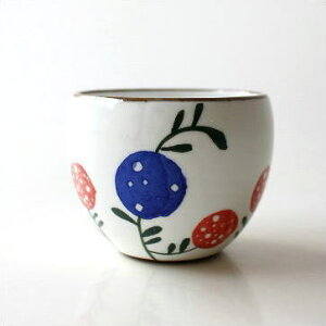 煎茶碗 湯のみ 陶器 おしゃれ 湯呑み 湯飲み 粉引き 来客 お湯のみ かわいい カップ 日本製 有田焼 粉引丸煎茶 花の実