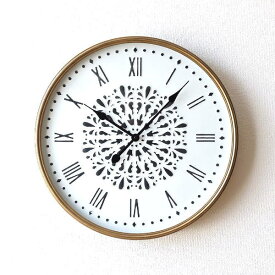 掛け時計 壁掛け時計 おしゃれ 大きい 直径60cm アイアンゴールド モダン 北欧 アンティーク ローマ数字 ビックなウォールクロック WHレース
