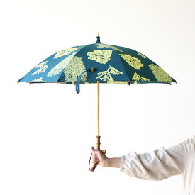 日傘 日本製 晴雨兼用 UVカット コットン100% 綿 染色 バンブー 傘 かさ カサ 和風 和柄 モダン 大人 おしゃれ 国産 和装 浴衣 着物 コットンパラソル 注染 uminoki