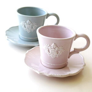 コーヒーカップ&ソーサー おしゃれ ティーカップ ソーサー ペアカップ カップ&ソーサー セット 洋風 北欧 洋食器 コーヒーカップ お皿 プレート ミニョン カップ&ソーサー 2カラー