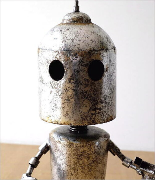 楽天市場】ロボット アイアン アイアンロボット 置物 オブジェ 