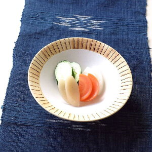 中鉢 陶器 中皿 浅鉢 おしゃれ セット 日本製 萬古焼 焼き物 和食器 食器 盛り鉢 シンプル 和モダン 和風 さびライン 15cm 浅鉢 選べる枚数セット
