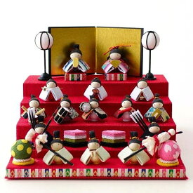 おひなさま お雛様 ひな人形 置物 ちりめん細工 オブジェ おしゃれ かわいい 五段飾り 桃の節句 雛飾り ひな祭り 小さい 小物 京都 日本製 コンパクト インテリア ちりめん細工 ひな五段飾り