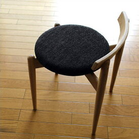 丸椅子 丸いす 木製 イス スタッキング チェア チェアー 無垢材 ナチュラルウッドのラウンドスツール オーク