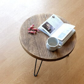 ちゃぶ台 折りたたみ 丸テーブル ローテーブル 木製 アイアン 天然木 丸型 円形 座卓 円卓 コンパクト ブラウン ウッド折り畳みテーブル ラウンド