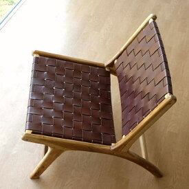 リビングチェア 本革 チーク無垢材 木製 椅子 一人掛け 一人用 背もたれ おしゃれ 北欧 ナチュラル ウッド レザー 本革のリラックスチェアー