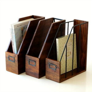 【収納ボックス】しっかり整頓！木製のおしゃれなファイルボックスを教えて！