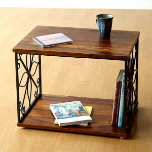 プリンター台 木製 アイアン A3 おしゃれ A4 プリンターラック 収納 卓上 机上 机下 幅50cm 奥行35cm 2段 サイドテーブル 収納棚 レコードラック ウォーターサーバー スタンド コンパクト 天然木