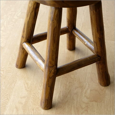 楽天市場】チーク無垢材 木製スツール 天然木スツール イス 椅子 いす