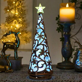 クリスマスツリー LED オブジェ 置物 おしゃれ Xmas LEDライト イルミネーション Christmas 冬 クリスマス雑貨 クリスマス飾り ライト ツリー 卓上 飾り インテリア クリスマス LED リキッドツリー アラベスク