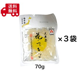 福井県産 三年子花らっきょう 甘酢漬け 70g×3袋セット 国産らっきょう 福井特産
