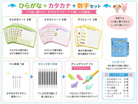 【ひらがな＋カタカナ＋数字セット】みぞなぞりボード 書き順 練習ボード 繰り返し使える ドリル 学習教材 家庭学習 おうち学習 なぞり書き 運筆 平仮名 ひらがな練習 なぞり