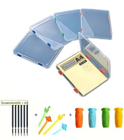 みぞなぞり習字ボード専用 キャラクターペン＋替え芯＋プニュグリップセット｜ボード本体は付属しません 繰り返し練習用 知育教材 交換パーツ