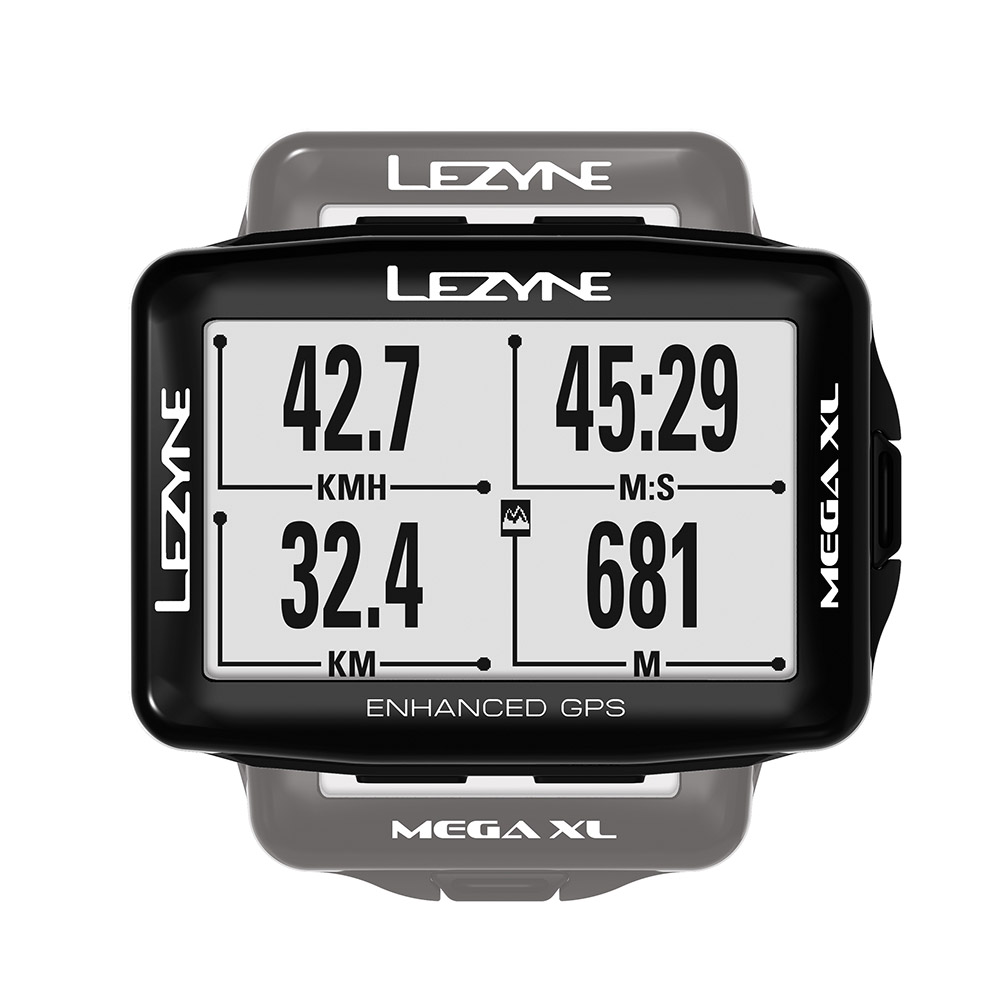 MEGA XL GPS（メガXL  GPS）【大画面でコンパクト・最長48時間駆動GPS内蔵サイクルコンピューター】LEZYNE（レザイン）スピードメーター・サイクルコンピュータ |  ｅ−ハクセン楽天市場支店